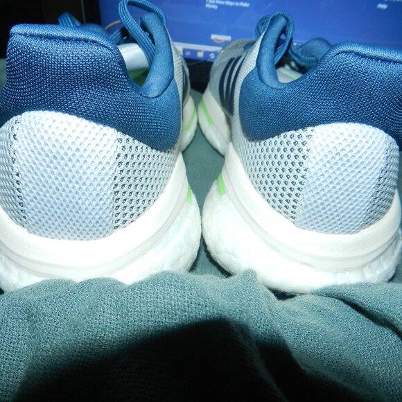 adidas SolarGlide 5 Blue/ White Pulse Lime Men's SIZE 6.5NWT🆕⌚📦🏃💨🚚 - Picture 9 of 16
